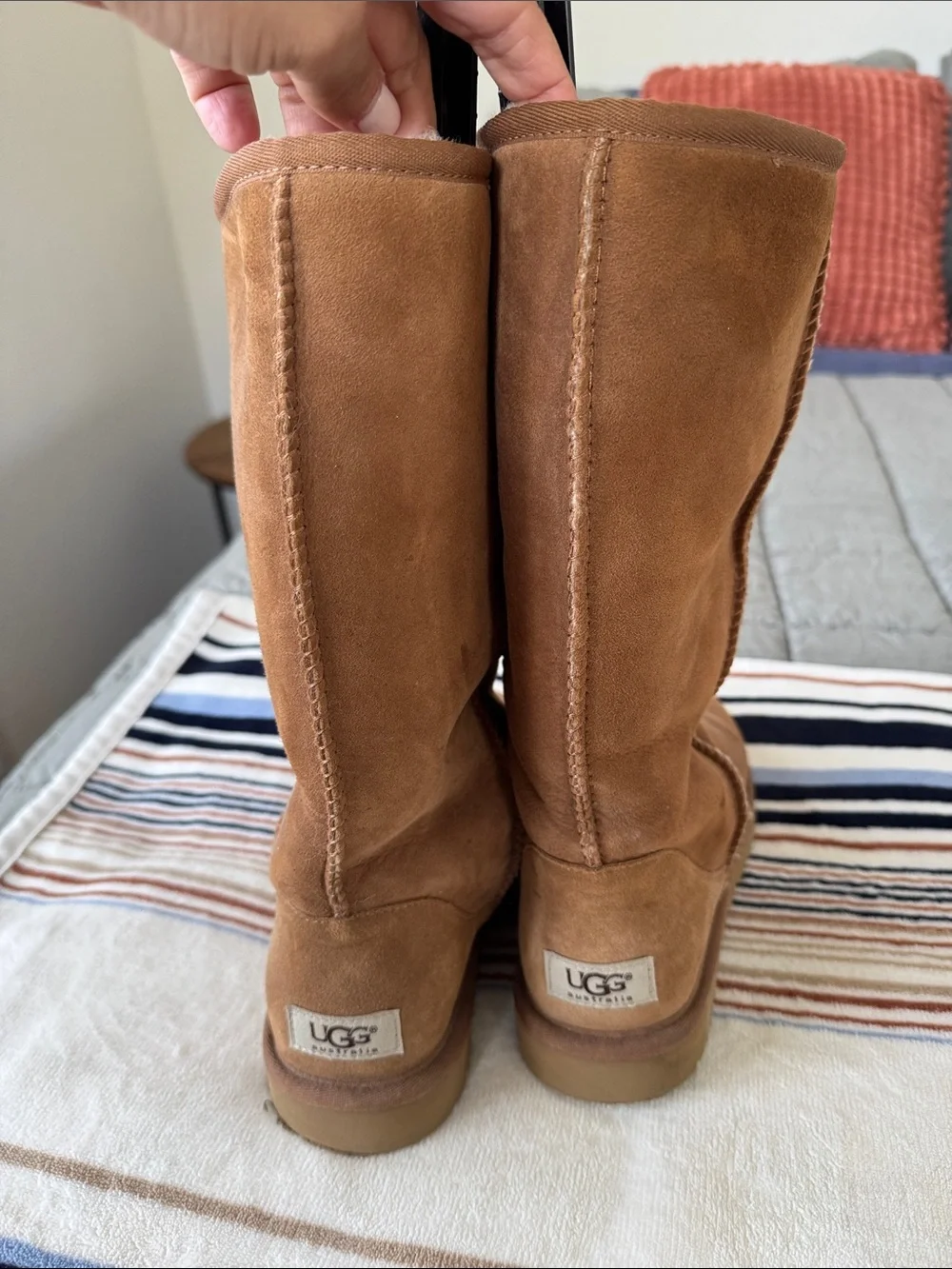 UGG Chestnut Tall Suede Winter Boots